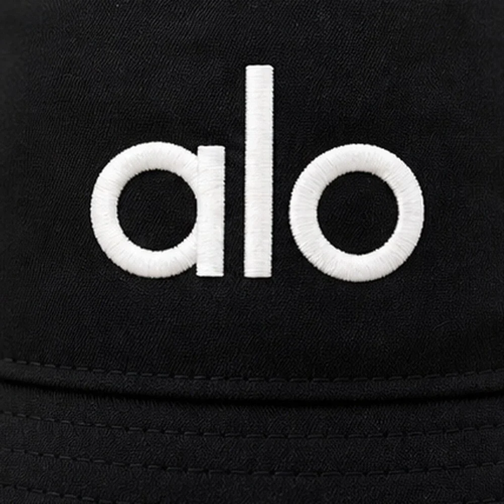 ALO Yoga Black Tennis Bucket Hat Sporty
